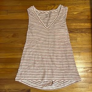 Madewell striped tank top
